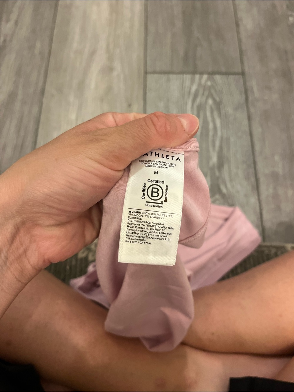 Athleta Side Synch Tank Too Dusty Rose Size Medium - Picture 2 of 7